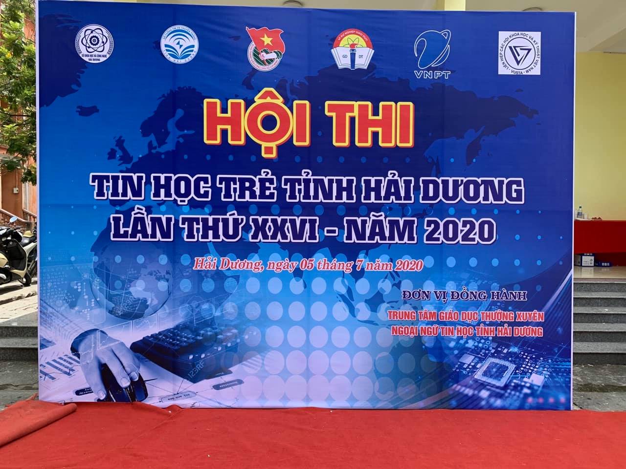 Học sinh chuyên Nguyễn Trãi đạt giải Nhất với điểm tuyệt đối 100/100 trong Hội thi Tin học trẻ tỉnh Hải Dương